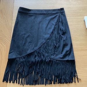 Zara fringe skirt